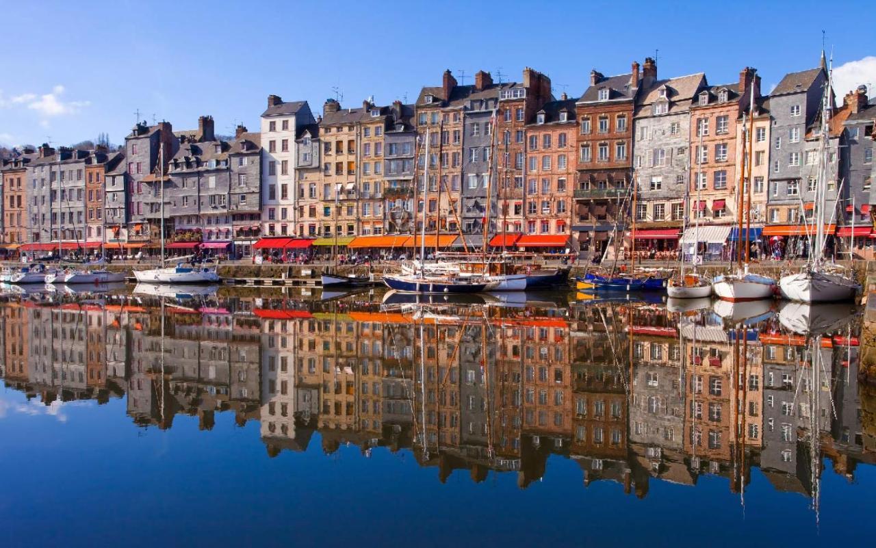 Appartement De Charme Dans Un Chateau A 5 Min D'Honfleur Gonneville-sur-Honfleur Exterior foto